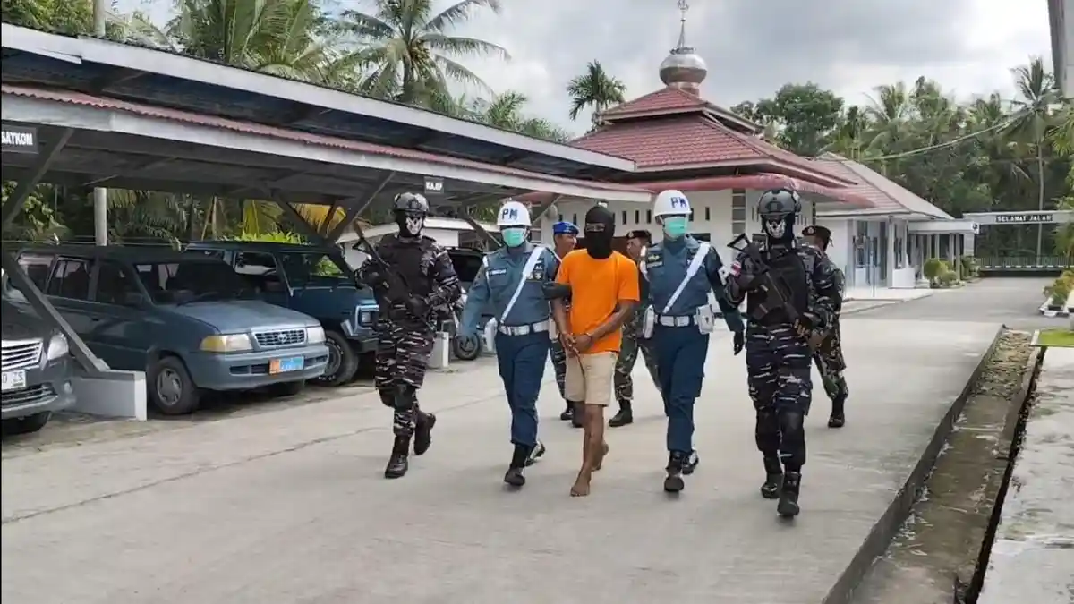 Lanal TBA Amankan TKI Bawa Sabu 1,5 Kg di Perairan Asahan