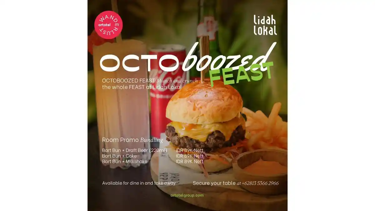 Lidah Lokal Restoran Hadirkan Promo Octoboozed dan Sea To Table
