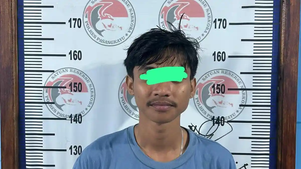 Kantongi Sabu-sabu 1,23 Gram Pemuda di Pasangkayu Diciduk Polisi
