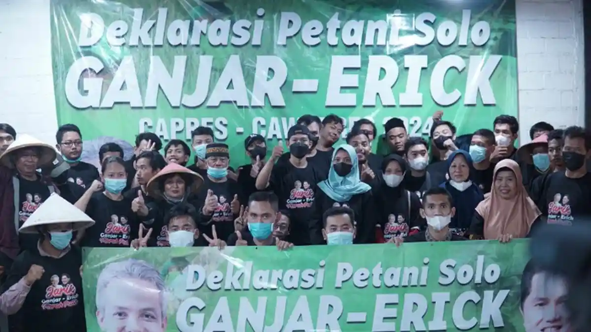Petani Solo Raya Optimistis Duet Ganjar-Erick Tingkatkan Kesejahteraan