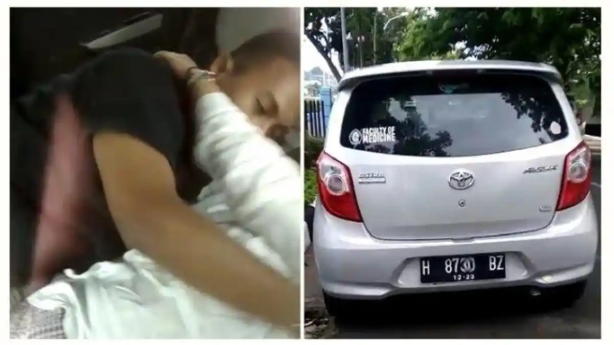 Rasa Penasaran Warga Lihat Mobil Tapi Kok Goyang, Setelah Didekati Ternyata Ada Sejoli Saling Tindih