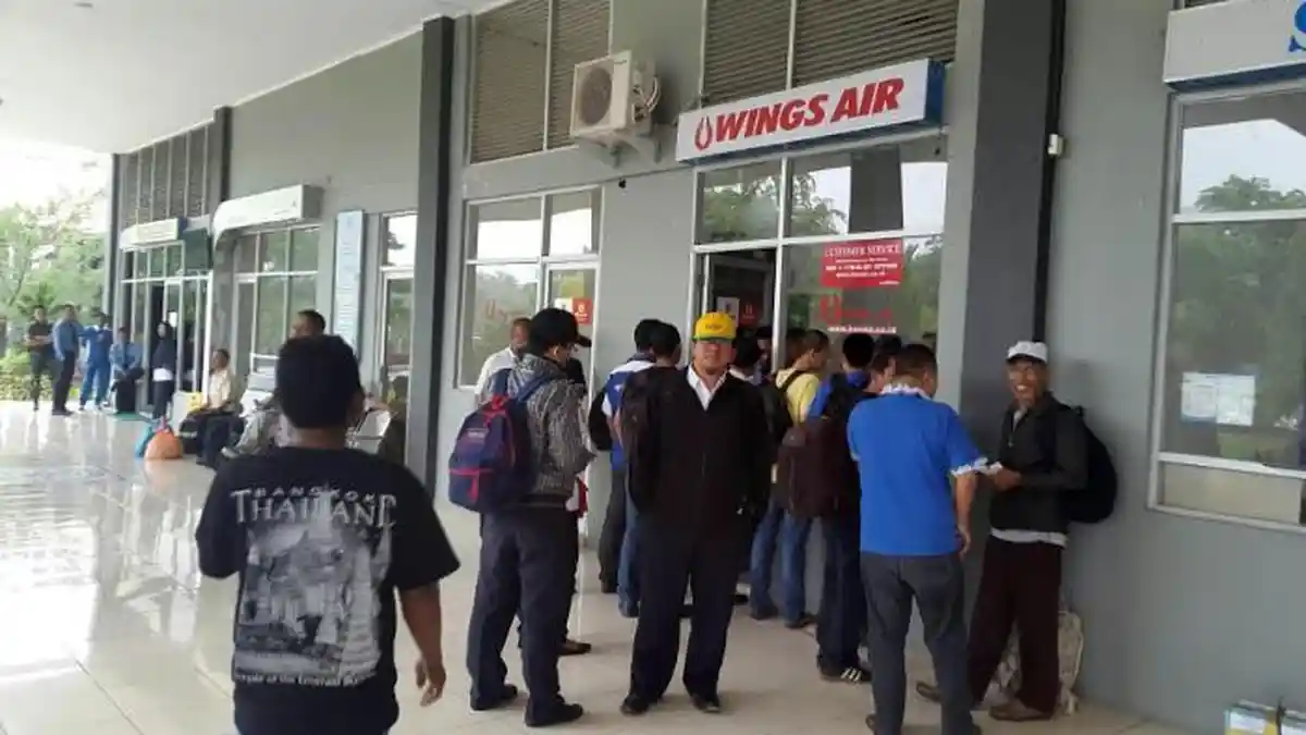 Wings Air Dari Nagan Raya Batal Terbang Karena Cuaca Buruk
