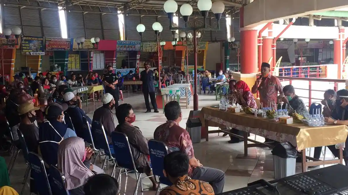 Berjanji Patuhi Protokol Kesehatan, Pedagang Pasar Subuh Berau Diizinkan Berjualan di Tempat Semula