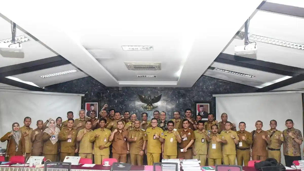 Jalani Evaluasi Pelaksanaan Tugas Pertama, Pj Bupati Deli Serdang Bawa Puluhan Pejabat ke Kemendagri