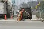 Dinas PU DKI Perbaiki Jalan Abdullah Syafei
