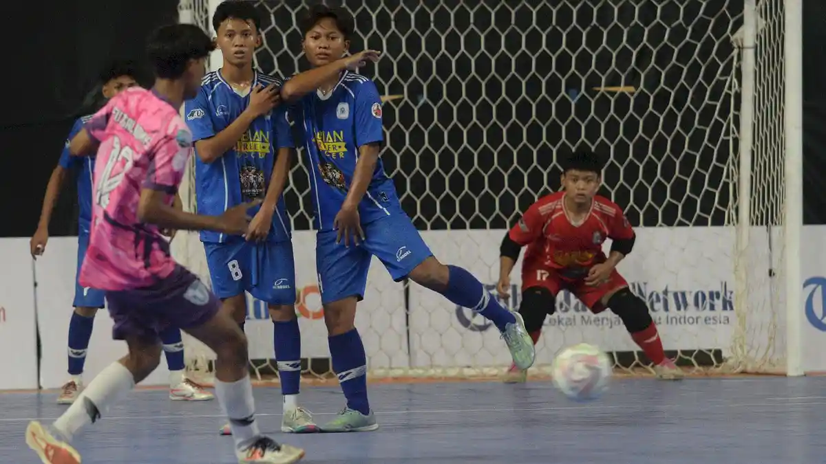 3 Kemenangan Beruntun, SMAN 1 Kebomas Gresik Lolos Perempat Final Tribun Putih Abu-Abu Futsal 2026