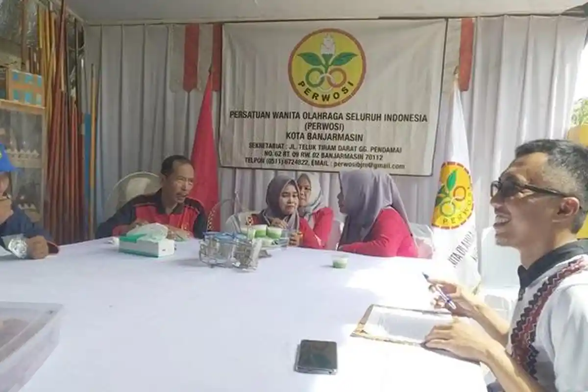 Sekretariat Perwosi Jadi Lokasi Penutup Kegiatan Monitoring KONI Banjarmasin