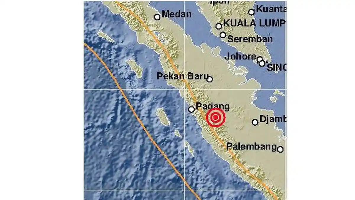 Info Gempa Hari Ini - Pusat Gempa Berada di Solok Selatan Bukan Bukan di Pasaman, Kekuatan 5,3 SR
