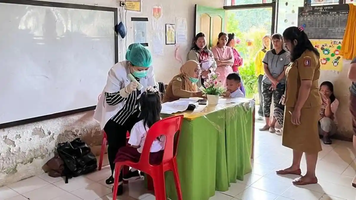 Puskesmas Makale Gelar Cek Kesehatan Siswa, Sasar 36 Sekolah 