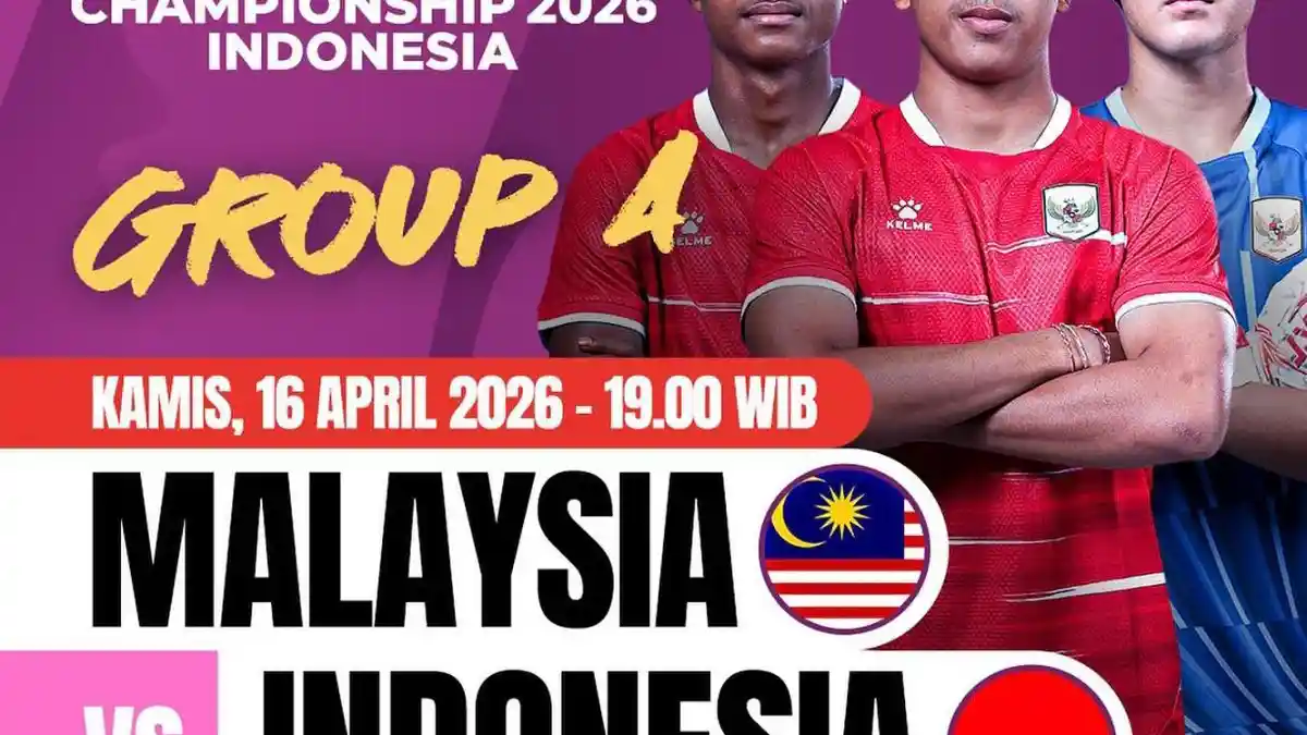 Link Indosiar, Cara Nonton Live Streaming Timnas Indonesia vs Malaysia Piala AFF U17 2026 Hari ini
