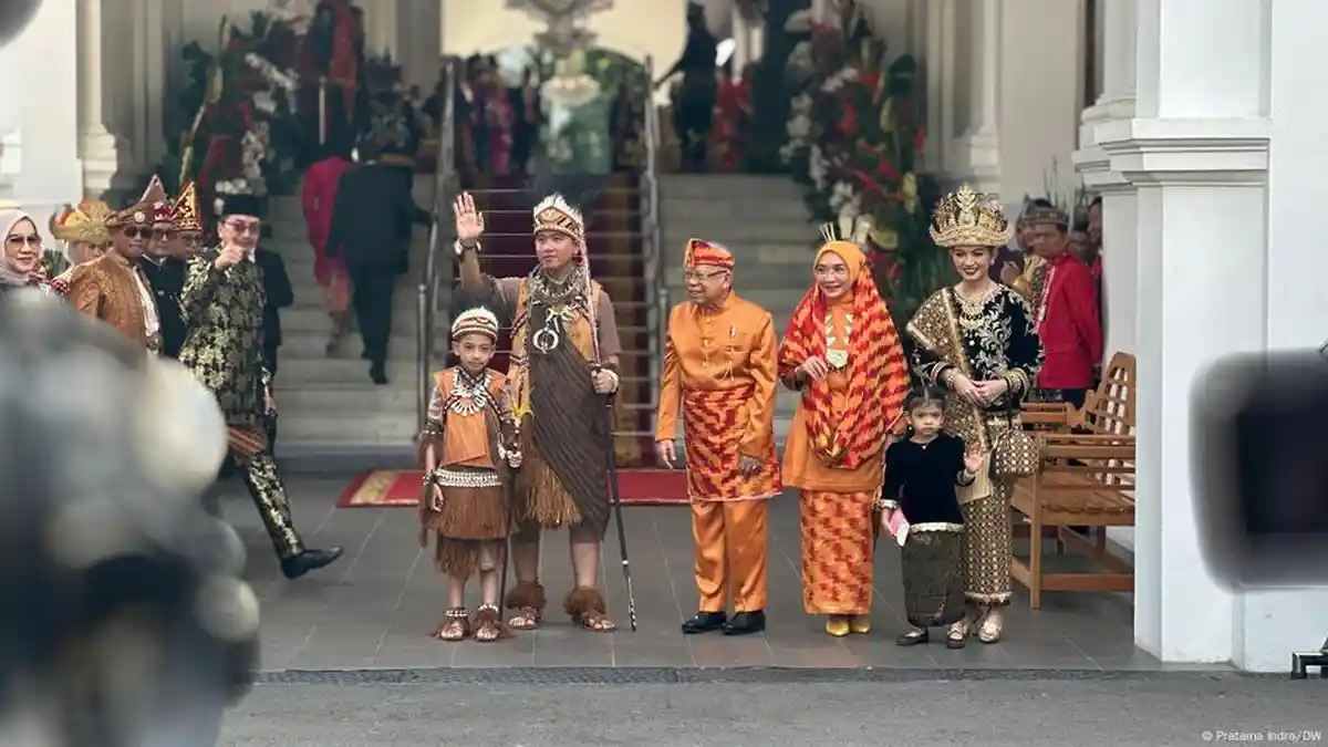 Wapres Ma'ruf Amin dan Gibran Hadiri Upacara HUT RI di Istana Jakarta