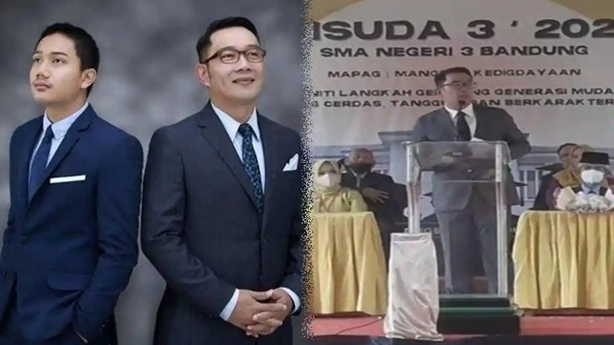 Ridwan Kamil Bacakan Puisi di Wisuda Zara Putrinya, Isinya Gambarkan Sosok Eril Semasa Hidup