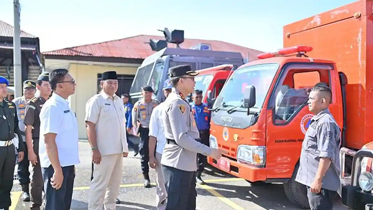 Kapolres Pidie Pimpin Apel Kesiapan Tanggap Bencana Tahun 2025