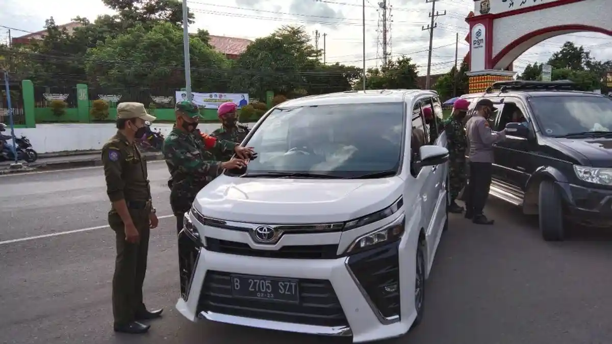 Tak Ada Suket Rapid Test Antigen, 263 Mobil Pelat Luar Lampung Terpaksa Putar Balik