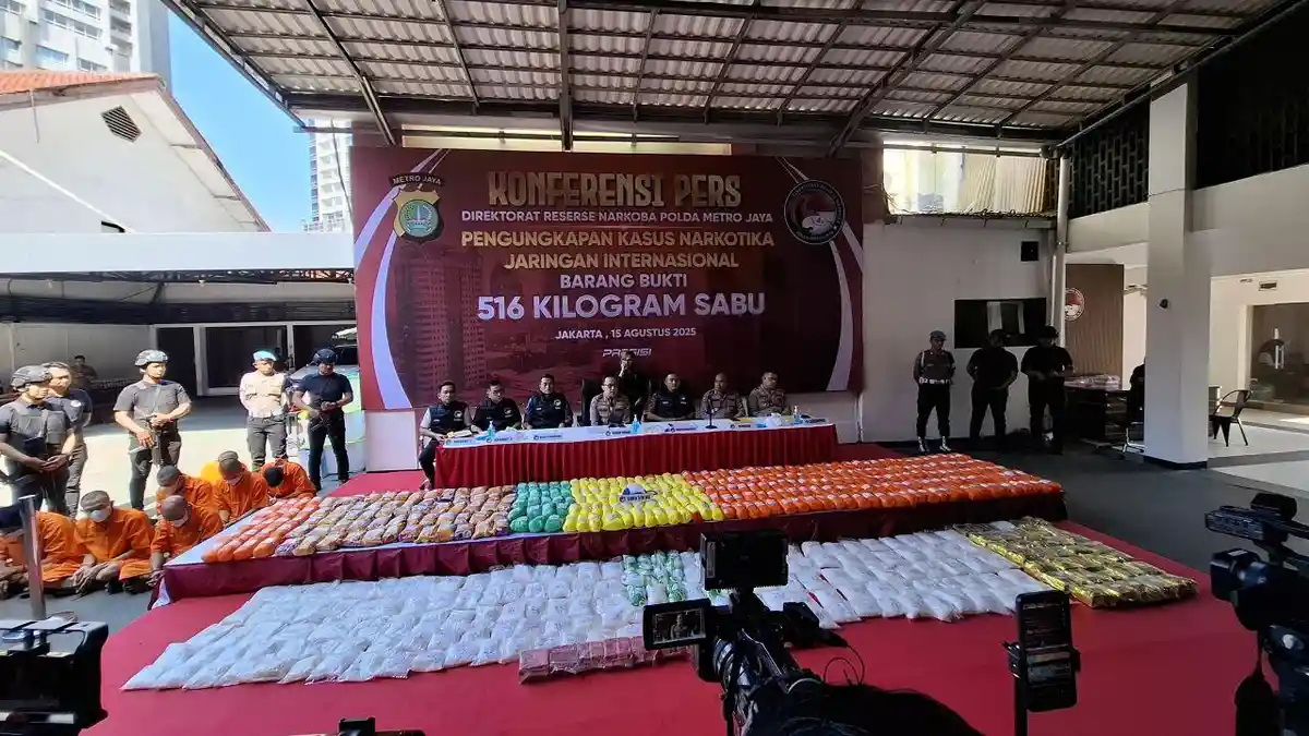 Sindikat Sabu 516 Kg Lewat e-Commerce, Komisi III DPR Soroti Strategi Polda Metro