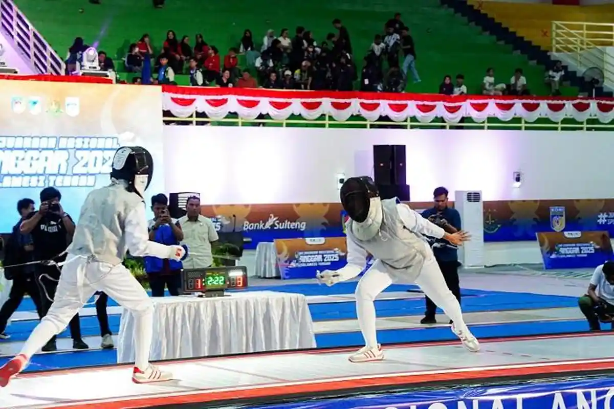 Bupati Sigi Hadiri Pembukaan Kejurnas Anggar 2025 di Palu