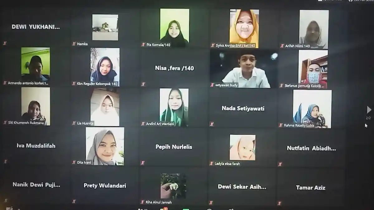 KKN UIN Walisongo Adakan Webinar Moderasi Beragama Bersama Forum Persaudaran Lintas Agama