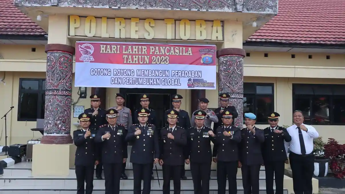 Hari Lahir Pancasila, Kapolres Toba: Amalkan Dalam Melaksanakan Tugas