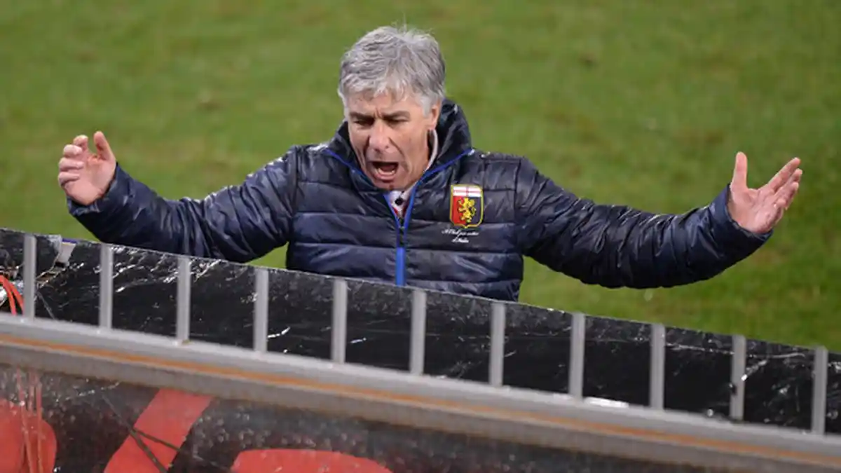 Pelatih Genoa Gian Gasperini Tumpahkan KeKesalan pada Pelatih