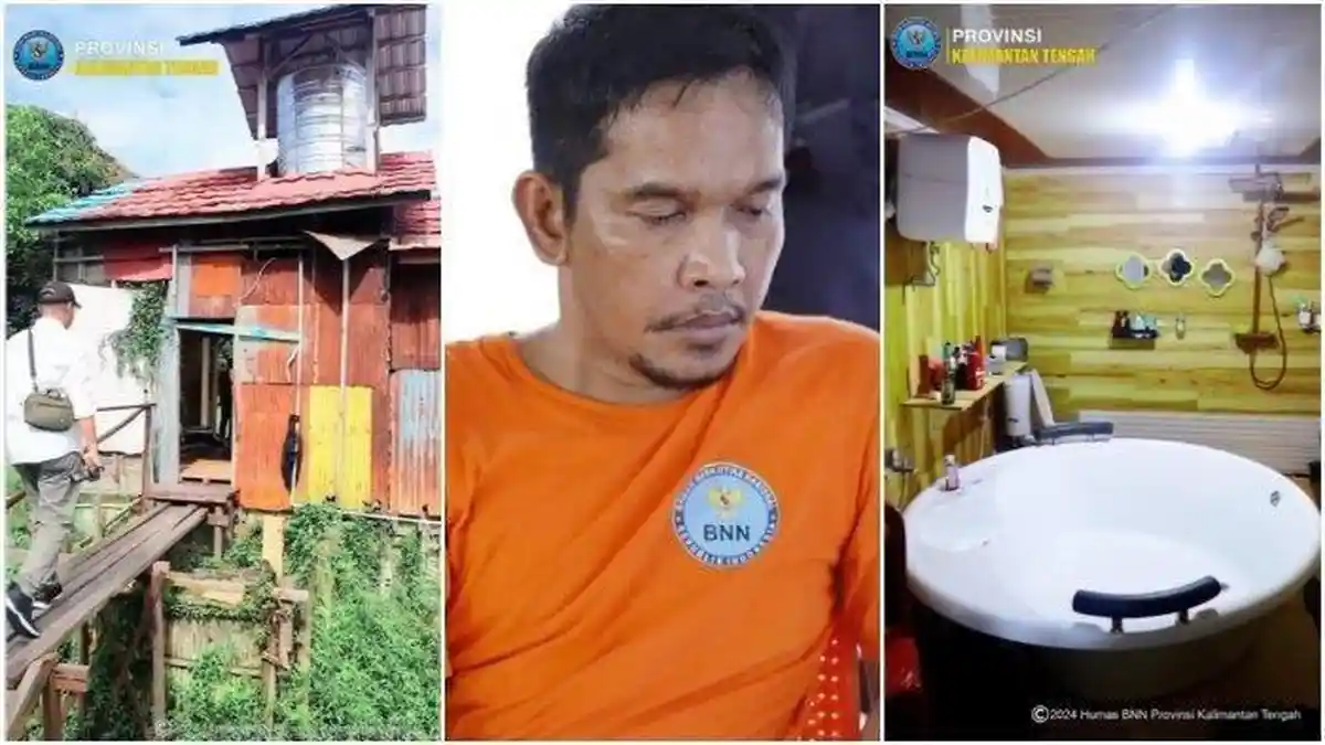 SOSOK Saleh, 'Raja Kartel Narkoba' Asal Palangka Raya, Punya Gubuk Reyot Berisi Fasilitas Mewah