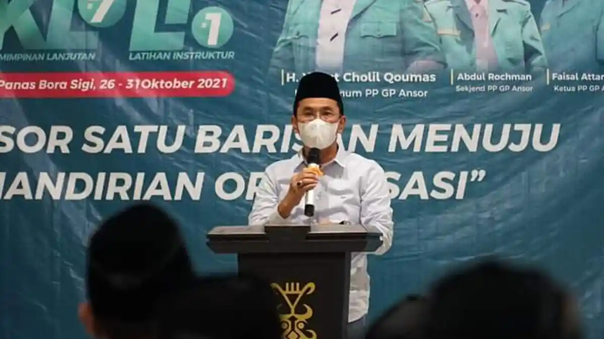 Bupati Sigi Hadiri Pelatihan Kepemimpinan dan Instruktur GP Ansor Sulteng
