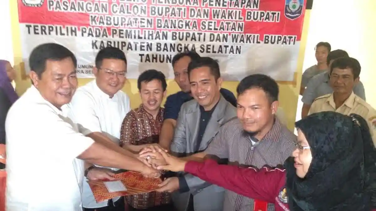 KPU Basel Resmi Tetapkan Justiar dan Riza Pemenang Terpilih Pilkada