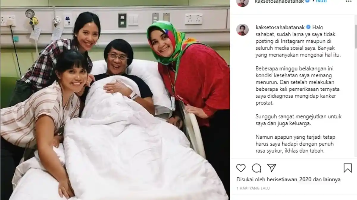 Mengenal Kanker Prostat, Penyakit Yang Saat Ini Diderita Kak Seto