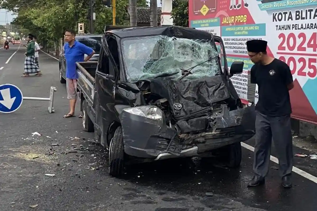 Sopir Pikap yang Picu Kecelakaan Beruntun di Blitar Diduga Mabuk, Polisi: Saksi Cium Bau Alkohol