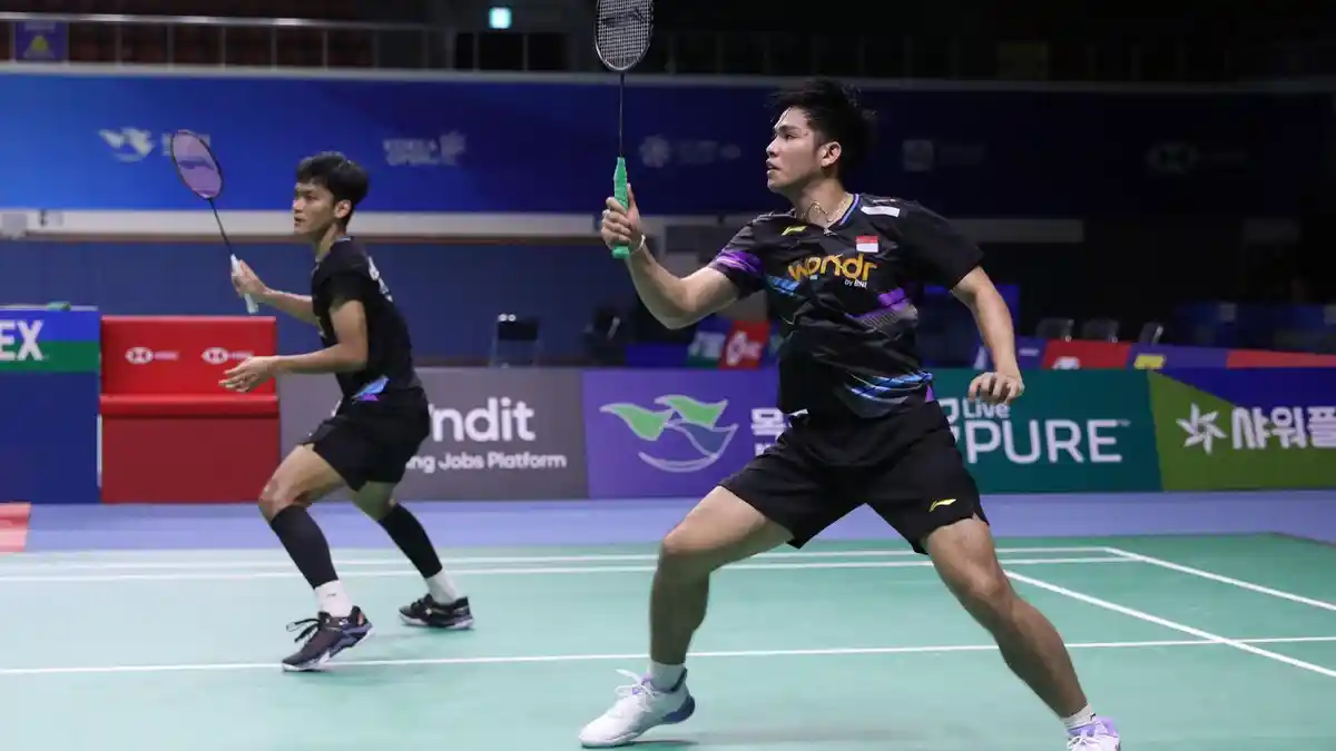 Piala Sudirman Indonesia vs India: Muhammad Shohibul Fikri/Daniel Marthin Genapkan Kemenangan