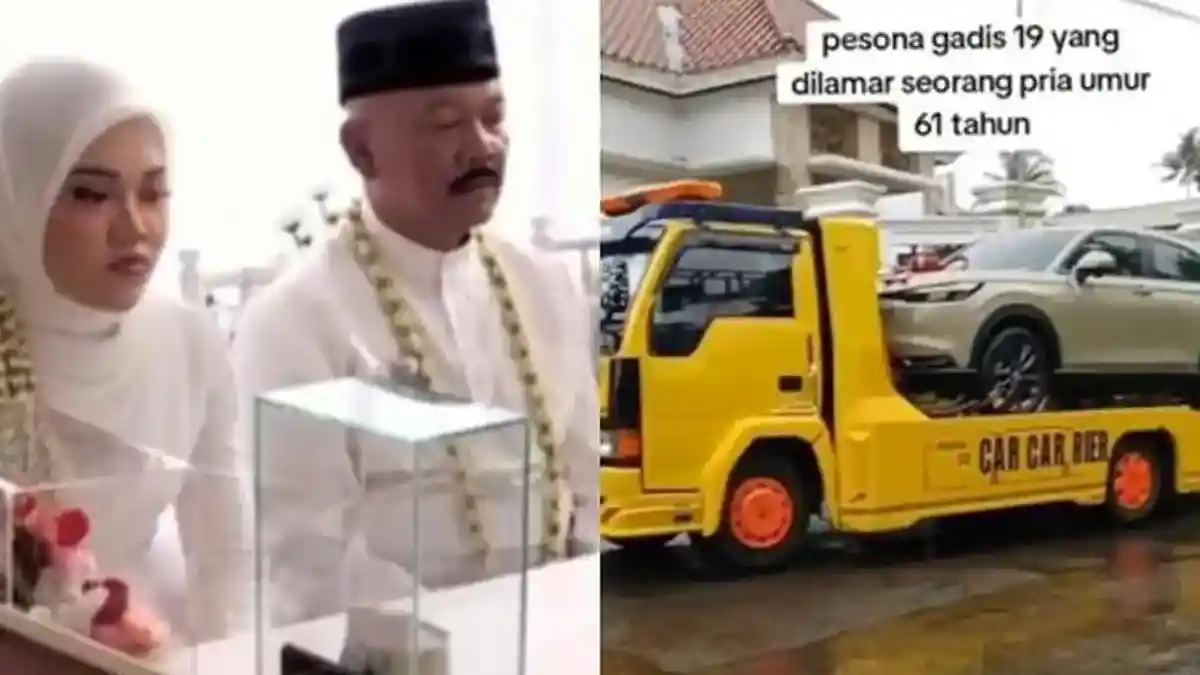 VIRAL Kakek 61 Tahun di Jepara Nikahi Gadis 19 Tahun, Maharnya Mobil HRV, Pernikahan Mewah
