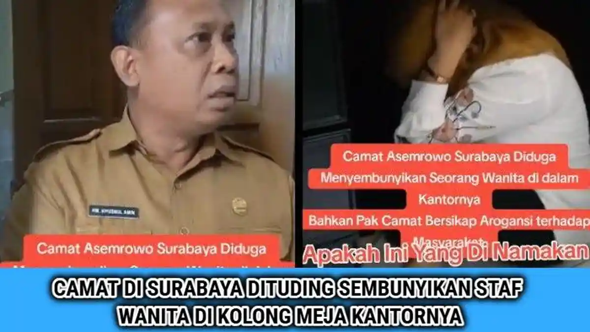 Siapa Devika Sari? Staf Wanita Digerebek Sembunyi di Kolong Meja Camat Asemrowo, Surabaya: Asusila?