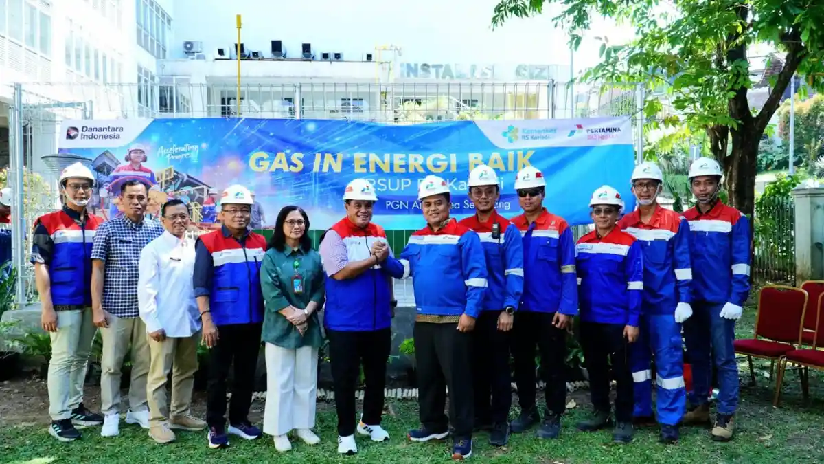 PGN Pasok Gas Bumi ke RS Kariadi Semarang, Operasional Lebih Hemat & Ramah Lingkungan