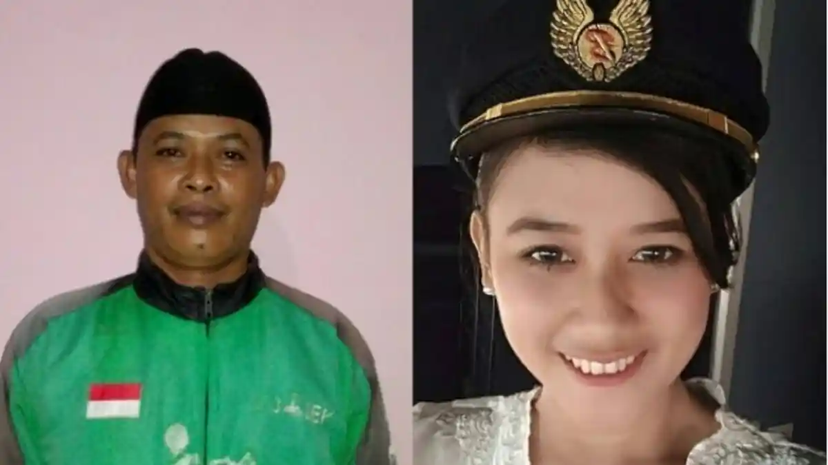 Viral! Pramugari Cantik Ini Bangga dengan Sang Ayah yang Tukang Ojek