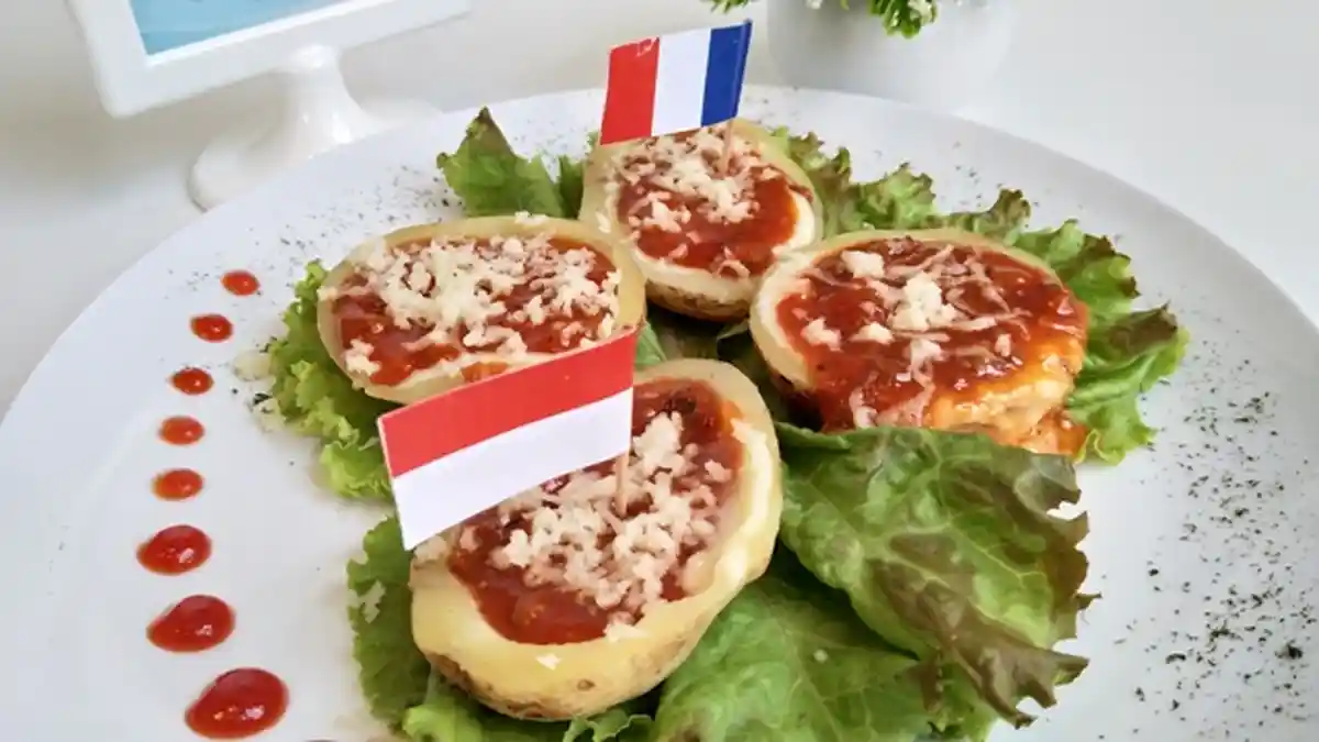 Kuliner - Ada Bendera di Baked Potato Shells