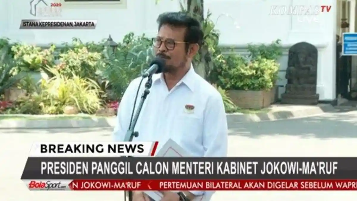 Tak Diusul Surya Paloh, ini Alasan Jokowi Angkat Syahrul Yasin Limpo (SYL) Jadi Menteri