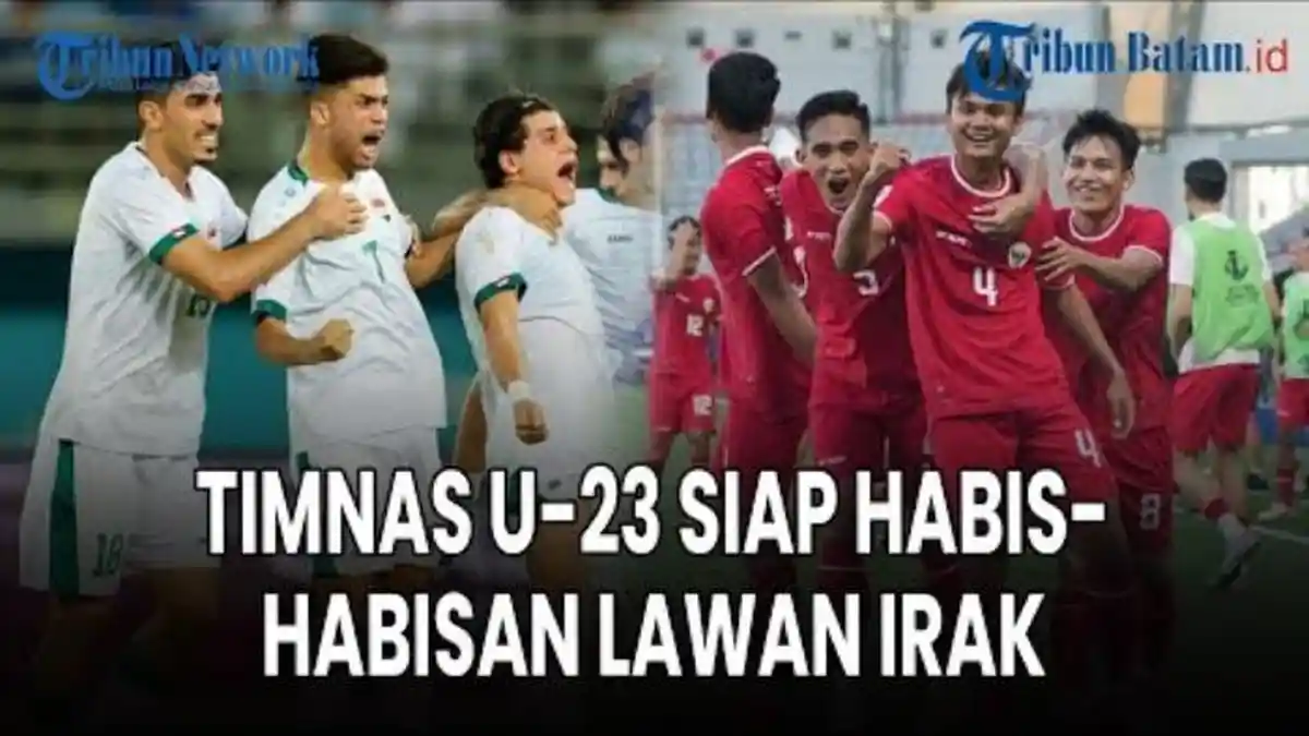 Live RCTI Vision Plus Timnas U23 Indonesia vs Irak Malam Ini, Cek Alamat Link TV Streaming di Sini