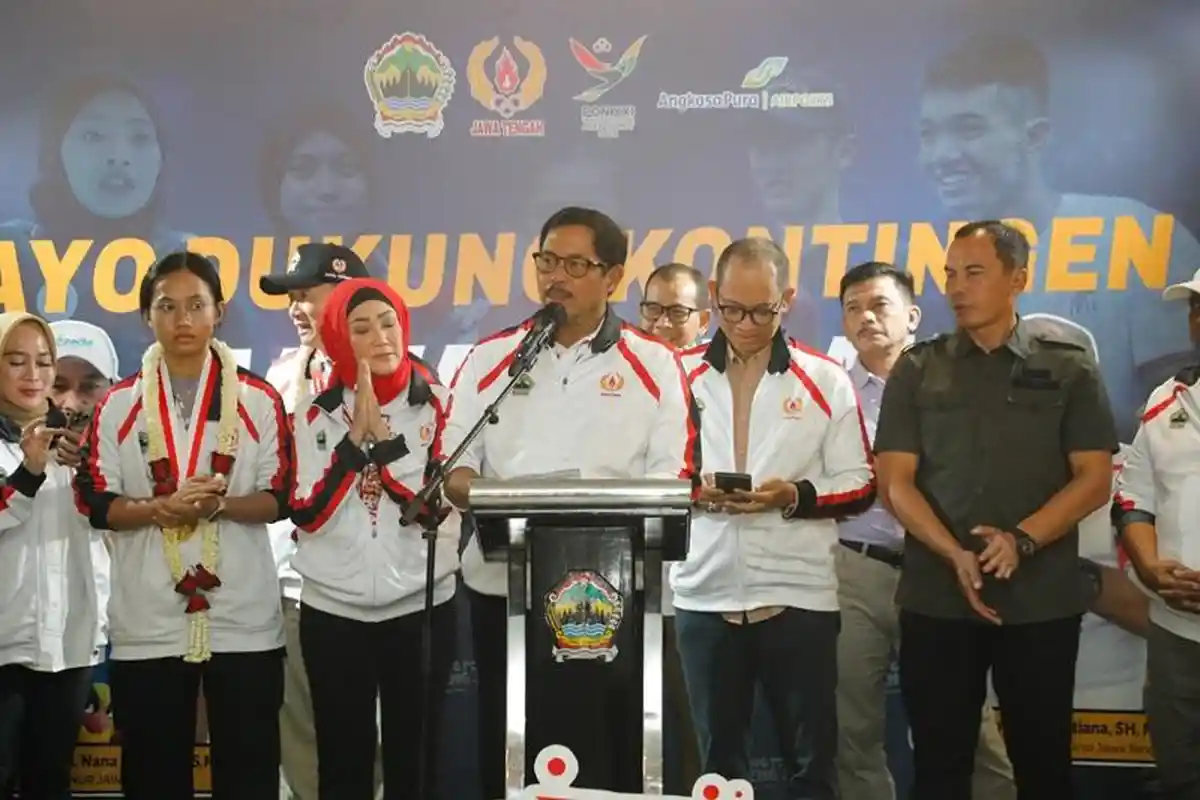 PJ Gubernur Jateng Sambut Kepulangan Kontingen Jateng dari PON XXI Aceh-Sumut 2024