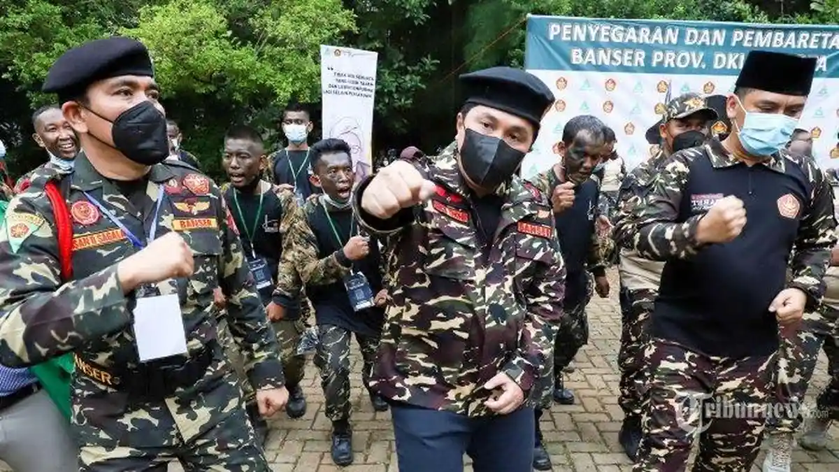 Erick Thohir Disambut Panglima Banser, Jadi Anggota Kehormatan?