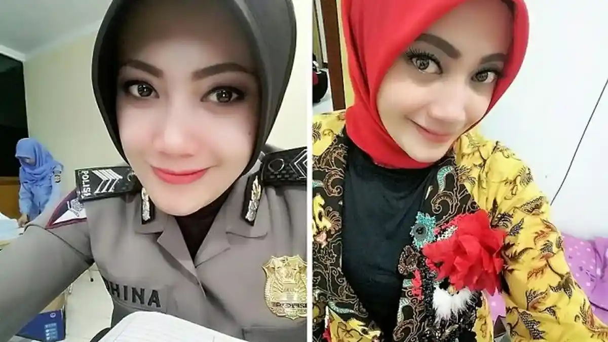 Tidak Disangka, Polwan Cantik Bekerudung Ini Biasa Sopiri Truk Dalmas Hingga Bus