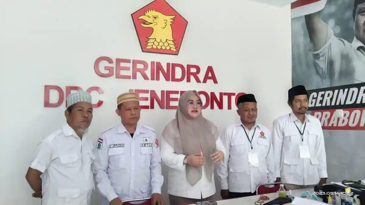 40 Bacaleg Didaftarkan, Gerindra Jeneponto Siap Pertahankan Kursi Ketua DPRD