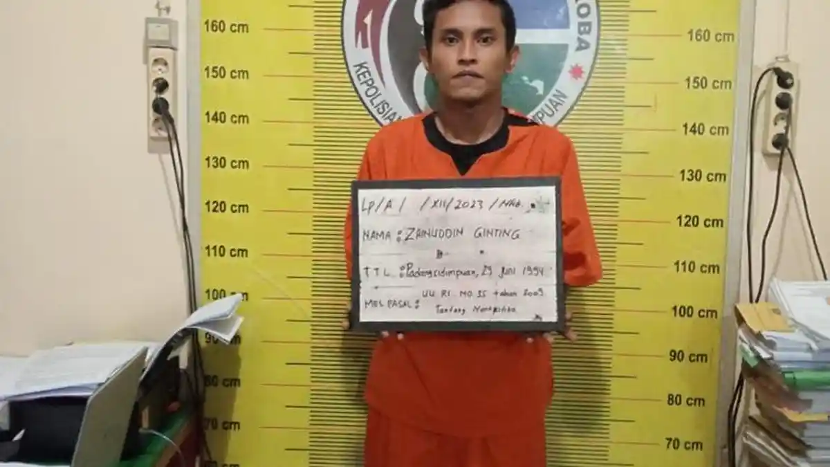 Kapolsek Hutaimbaru Pimpin Penggerebekan Kampung Narkoba, 1 Pelaku Ditangkap