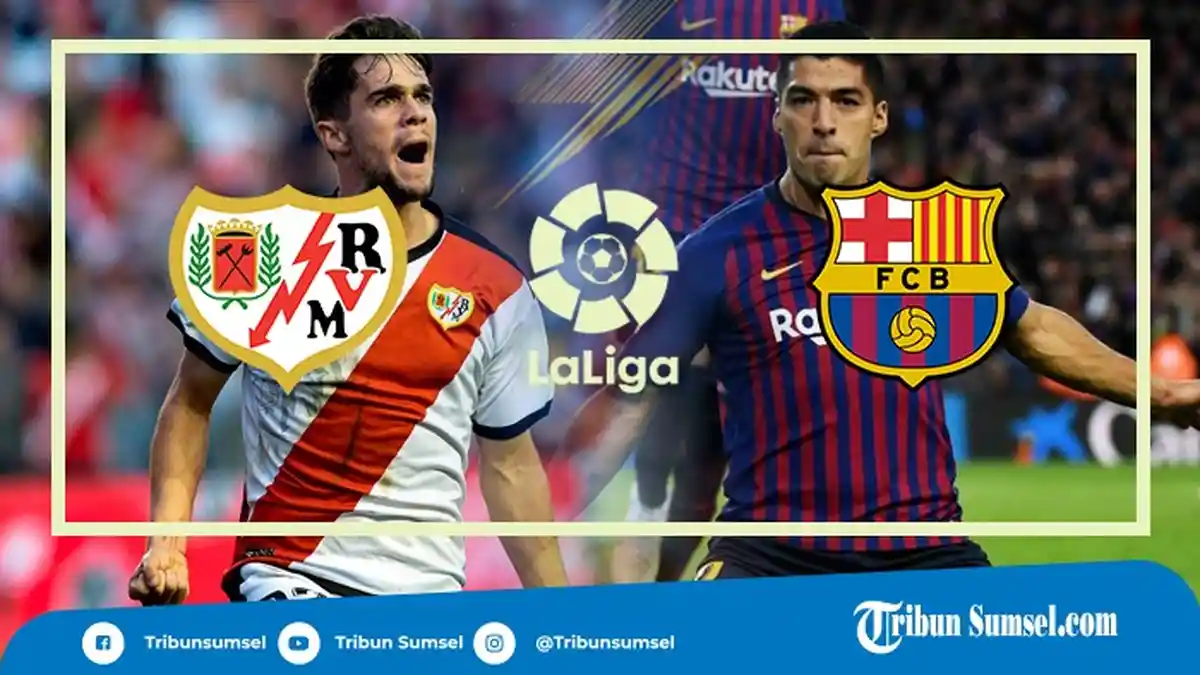 TV Online SCTV (Live Streaming) Laliga Spanyol Rayo Vallecano vs Barcelona, Minggu (4/11) Dini Hari