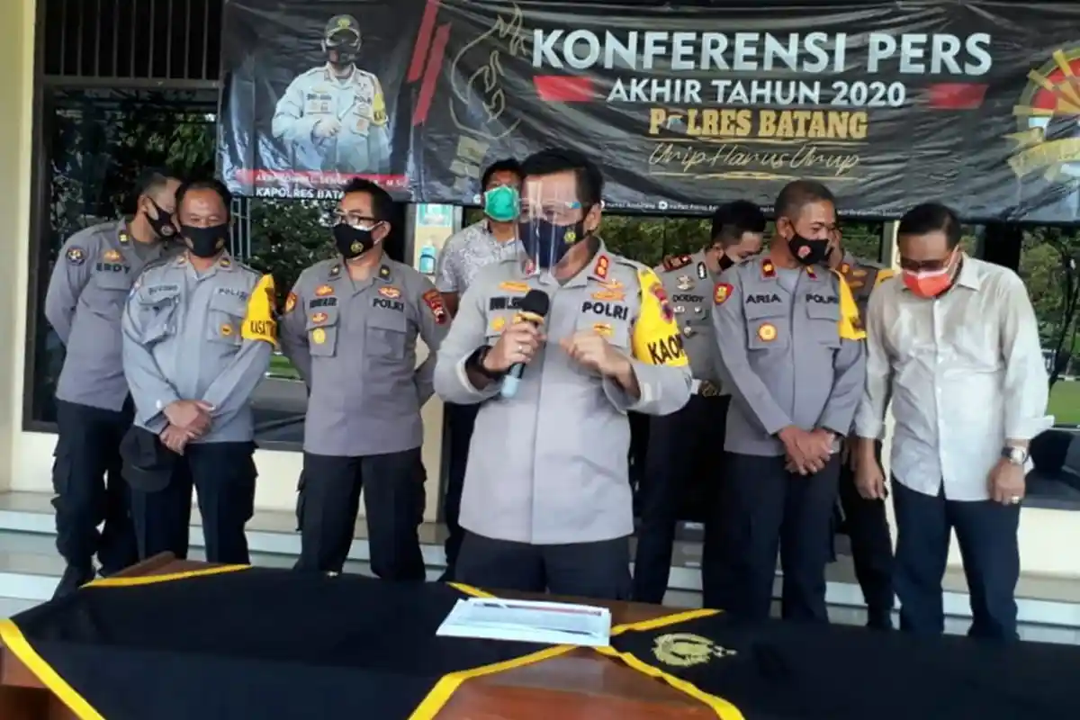 Kasus Narkotika Mendominasi Tahun Ini, Berikut Catatan Akhir Tahun Polres Batang