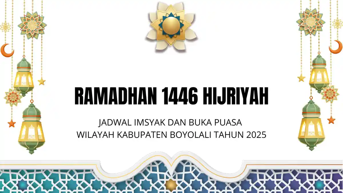 Jam Berapa Buka Puasa di Kabupaten Boyolali Hari Ini Minggu 2 Maret 2025? Cek Jadwalnya