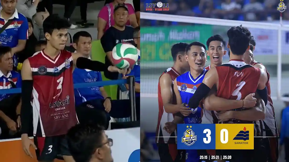 LavAni Babat Surabaya Samator 3-0, Hasil Livoli Divisi Utama 2023