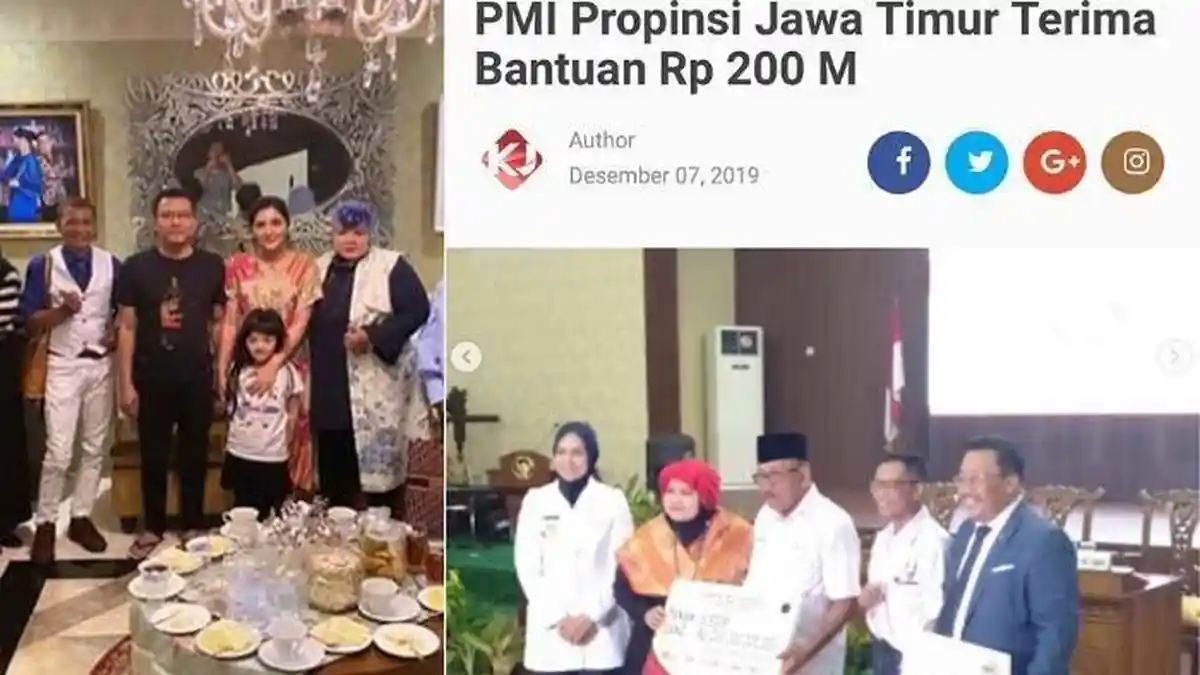 Janjikan Sumbangan PMI tapi Fiktif & Tak Bisa Dihubungi, Ini Sosok Sultan Jember yang Tipu Ashanty