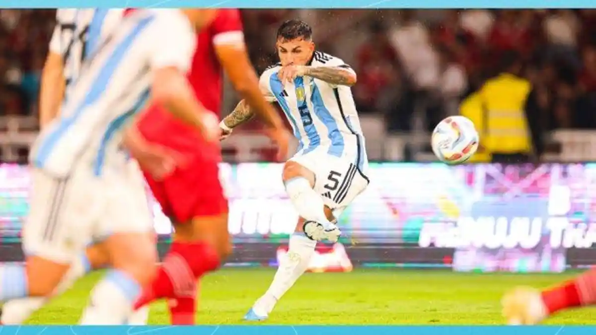 Babak Pertama Timnas Indonesia Vs Argentina, Gol Roket Paredes Bobol Gawang Ernando Ari