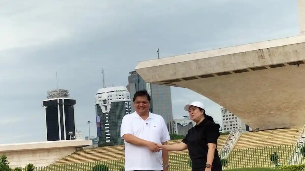 Pagi Ini Airlangga Bertemu Puan di Monas, Sinyal PDIP dan Golkar Koalisi 2024?