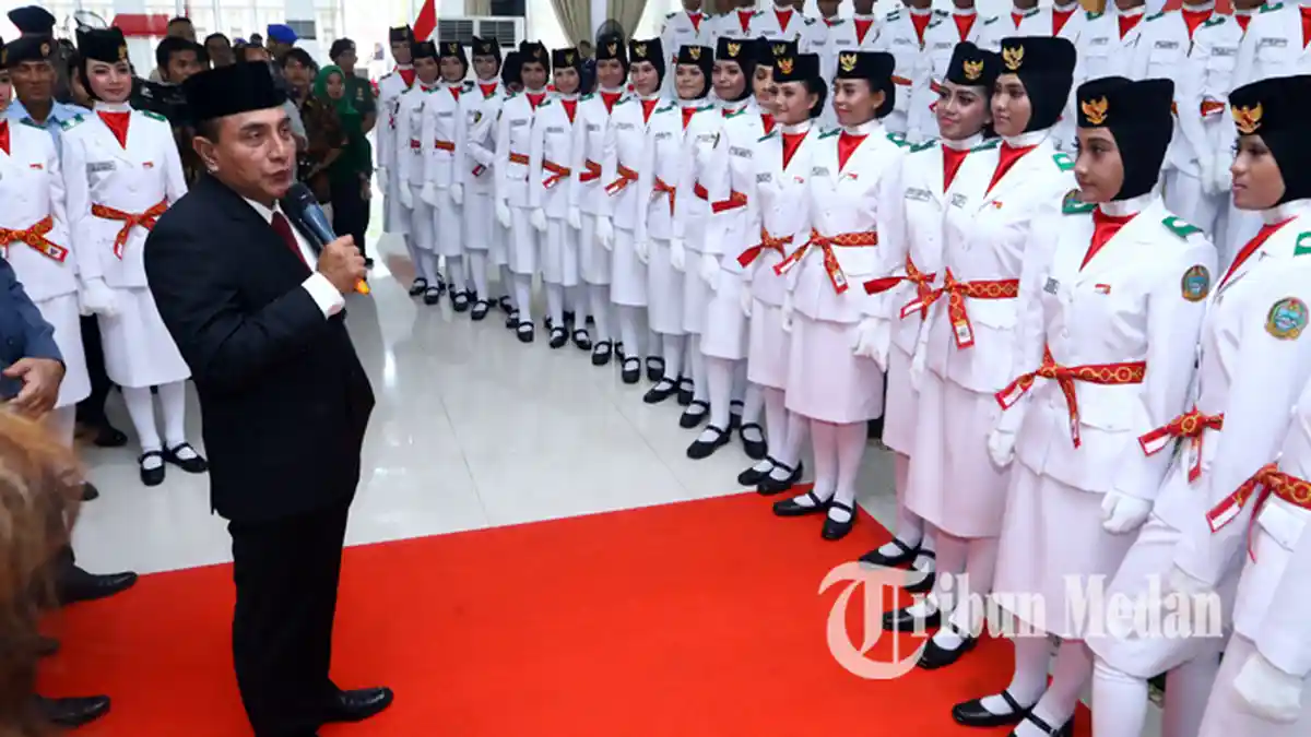 NAMA-NAMA Paskibraka Sumut yang Bertugas Kibarkan Bendera 17 Agustus, 36 laki-laki & 34 Perempuan