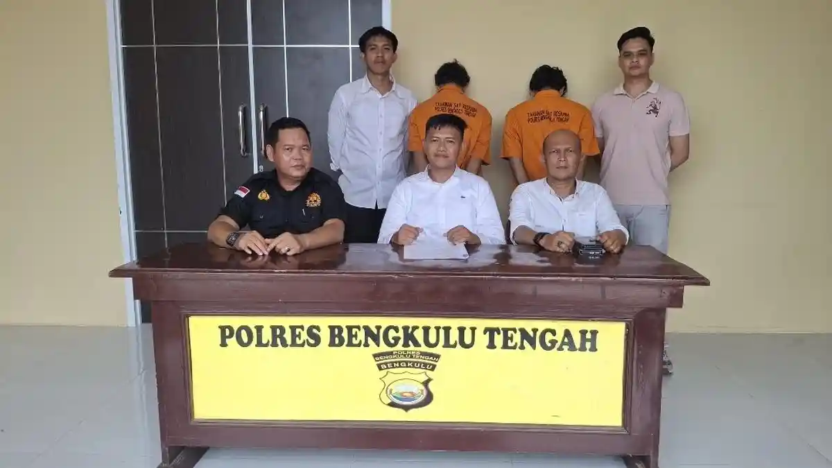 Polisi Tangkap Dua Pengedar Ganja di Bengkulu Tengah, Bandar Masih Buron